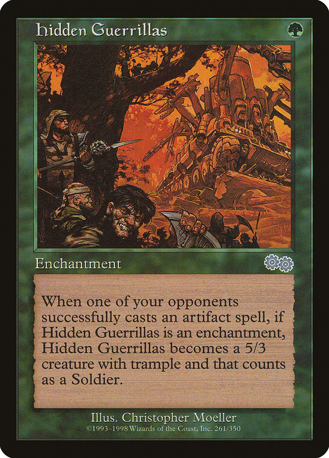 Hidden Guerrillas [Urza's Saga] | Good Games Morley