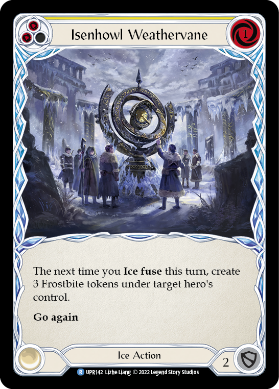 Isenhowl Weathervane (Yellow) [UPR142] (Uprising)  Rainbow Foil | Good Games Morley