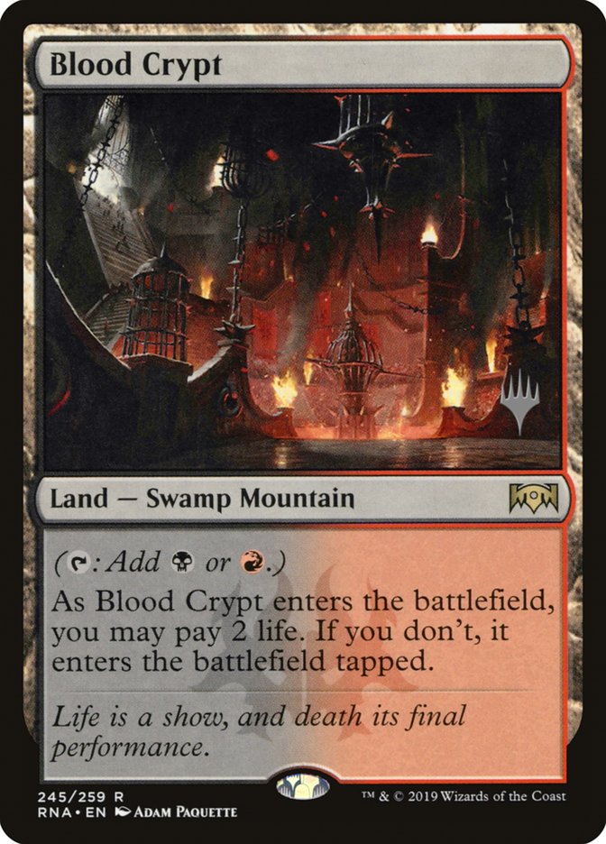 Blood Crypt (Promo Pack) [Ravnica Allegiance Promos] | Good Games Morley