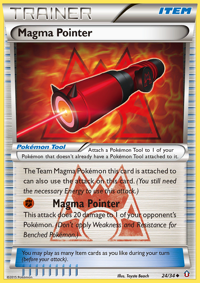 Magma Pointer (24/34) [XY: Double Crisis] | Good Games Morley