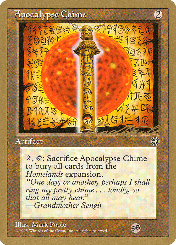 Apocalypse Chime (Leon Lindback) (SB) [Pro Tour Collector Set] | Good Games Morley