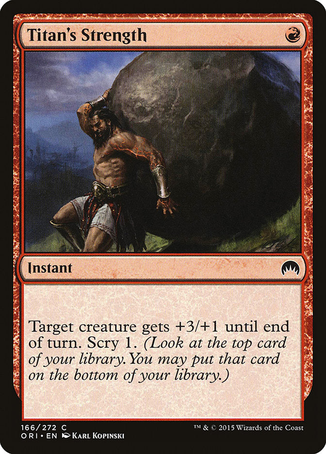 Titan's Strength [Magic Origins] | Good Games Morley