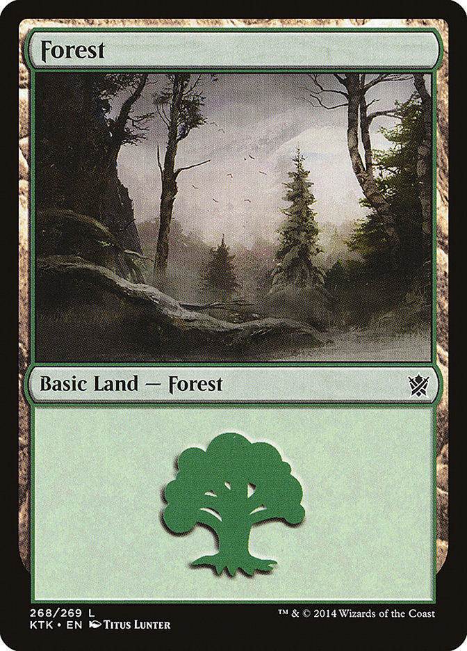 Forest (268) [Khans of Tarkir] | Good Games Morley