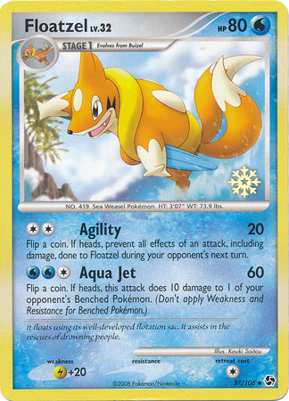 Floatzel (37/106) [Countdown Calendar Promos] | Good Games Morley