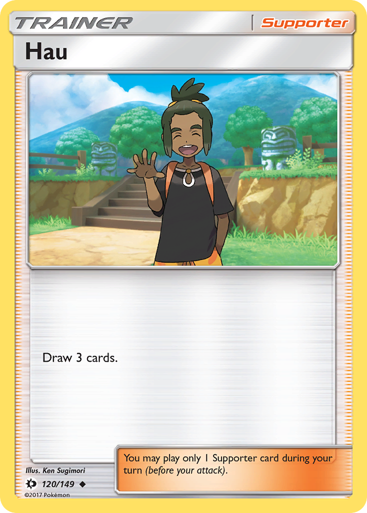 Hau (120/149) [Sun & Moon: Base Set] | Good Games Morley