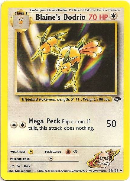 Blaine's Dodrio (32/132) [Gym Challenge Unlimited] | Good Games Morley