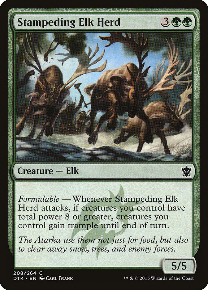 Stampeding Elk Herd [Dragons of Tarkir] | Good Games Morley