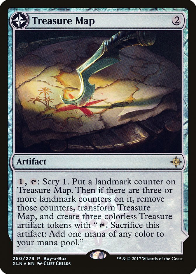Treasure Map // Treasure Cove (Buy-A-Box) [Ixalan Treasure Chest] | Good Games Morley