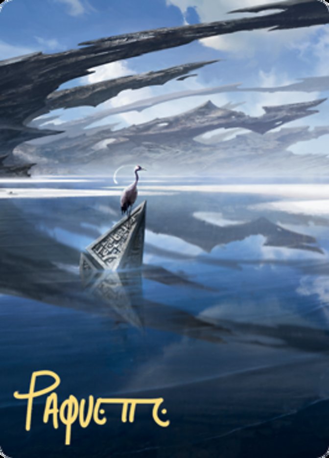 Seachrome Coast Art Card (Gold-Stamped Signature) [Zendikar Rising Art Series] | Good Games Morley