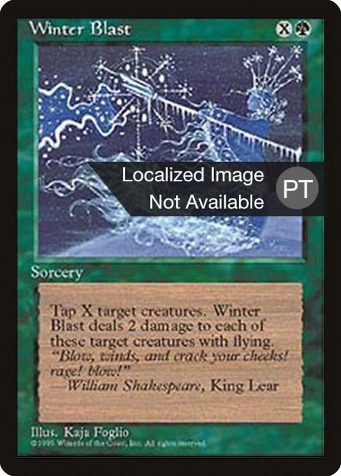 Winter Blast [Fourth Edition (Foreign Black Border)] | Good Games Morley