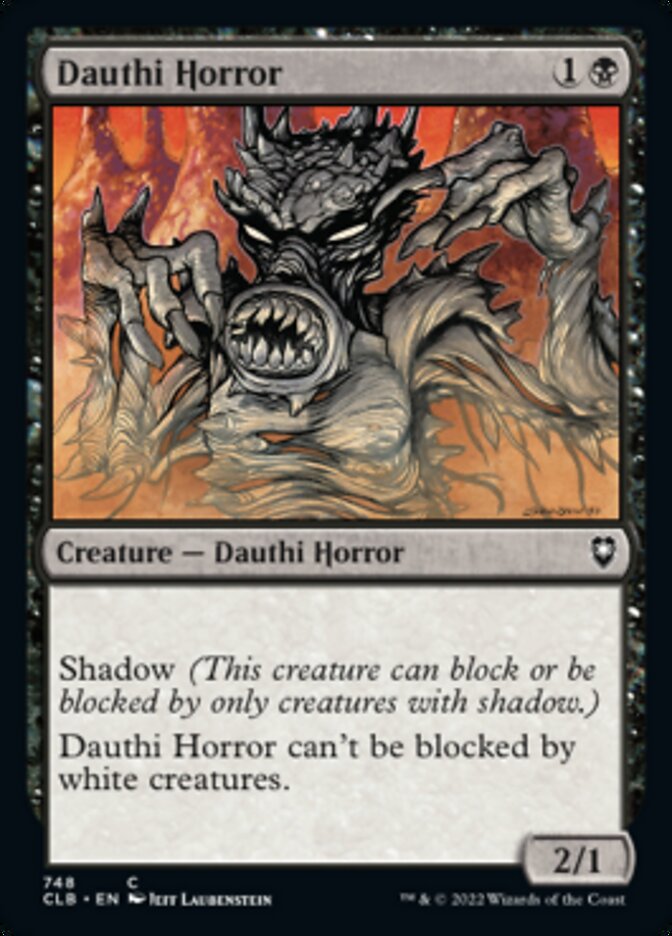 Dauthi Horror [Commander Legends: Battle for Baldur's Gate] | Good Games Morley