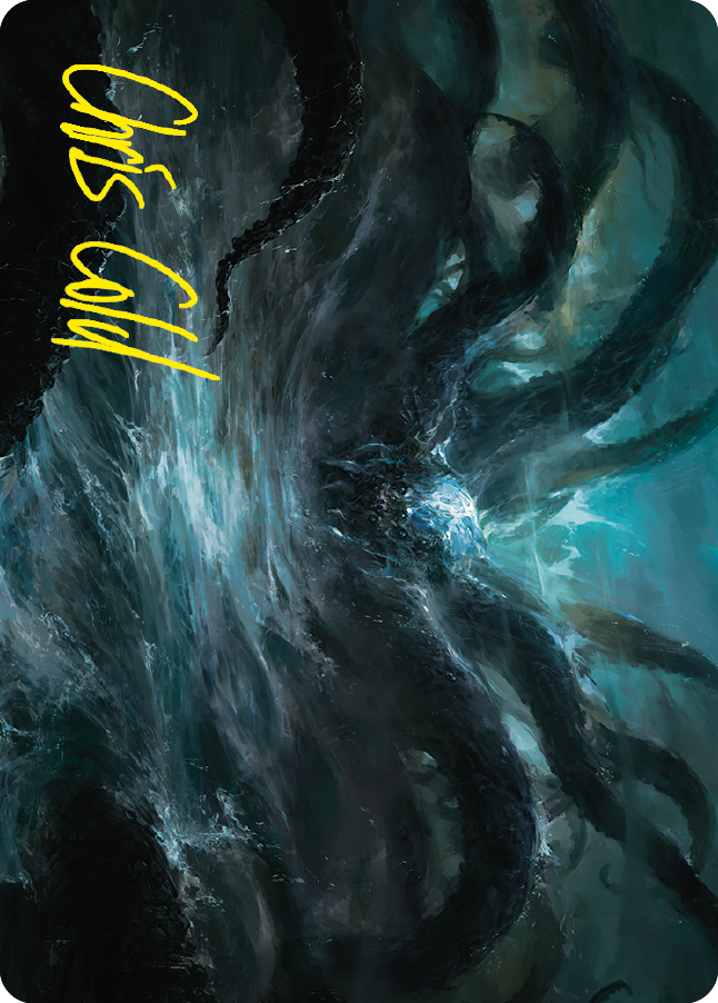 The Watcher in the Water Art Card (Gold-Stamped Signature) [The Lord of the Rings: Tales of Middle-earth Art Series] | Good Games Morley