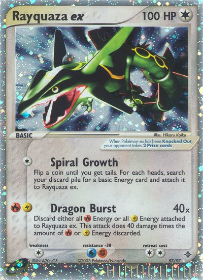 Rayquaza ex (97/97) [EX: Dragon] | Good Games Morley