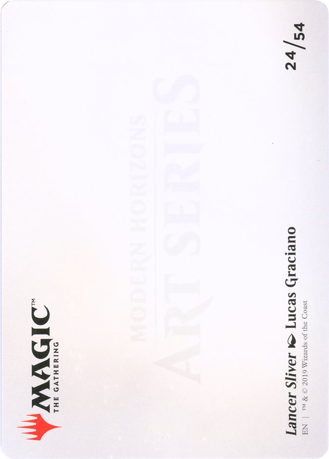 Lancer Sliver // Lancer Sliver [Modern Horizons Art Series] | Good Games Morley