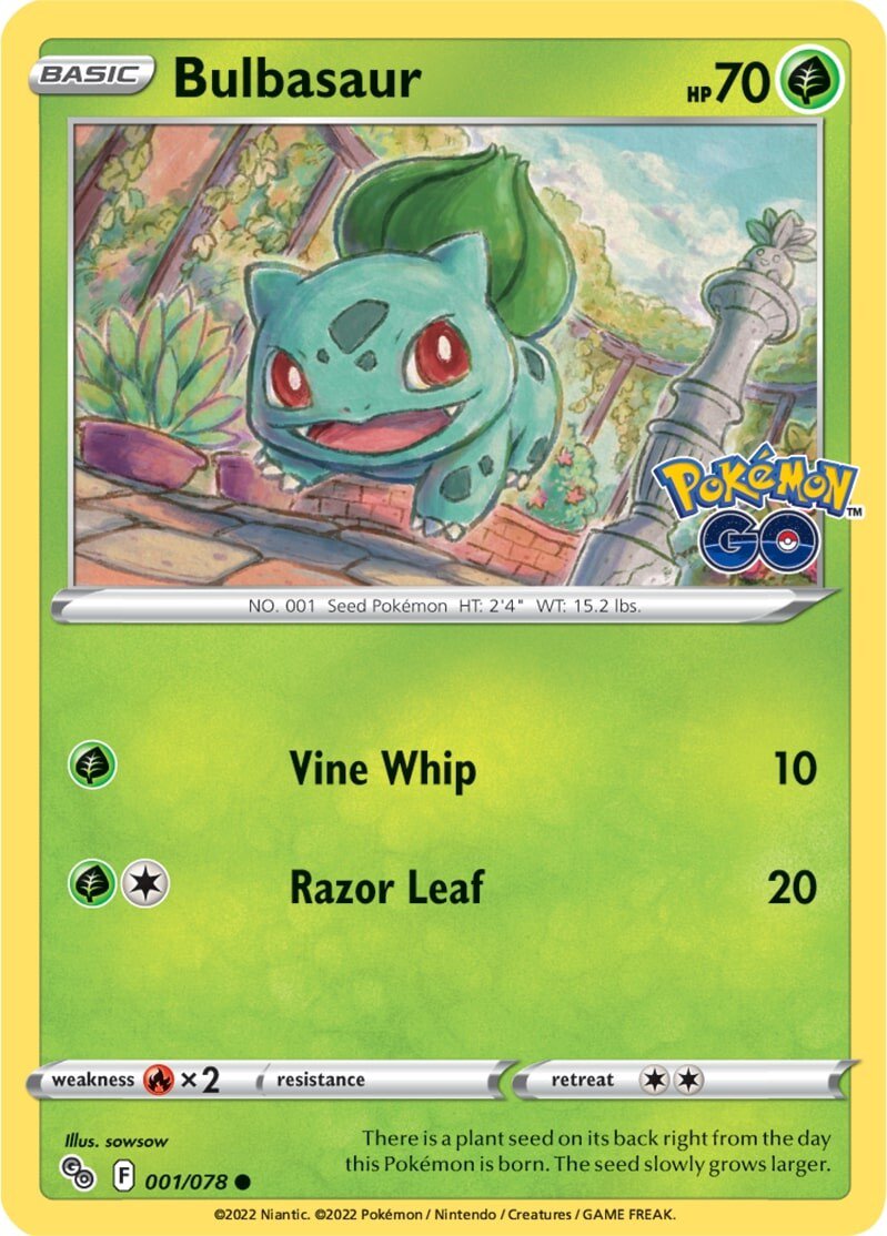 Bulbasaur (001/078) [Pokémon GO] | Good Games Morley