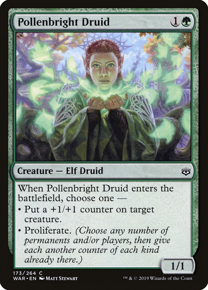 Pollenbright Druid [War of the Spark] | Good Games Morley