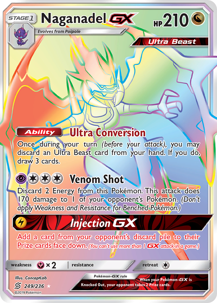 Naganadel GX (249/236) [Sun & Moon: Unified Minds] | Good Games Morley