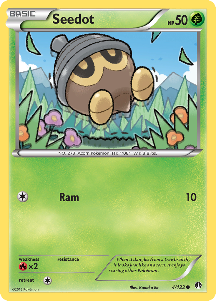 Seedot (4/122) [XY: BREAKpoint] | Good Games Morley