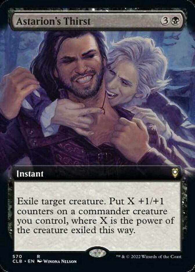 Astarion's Thirst (Extended Art) [Commander Legends: Battle for Baldur's Gate] | Good Games Morley