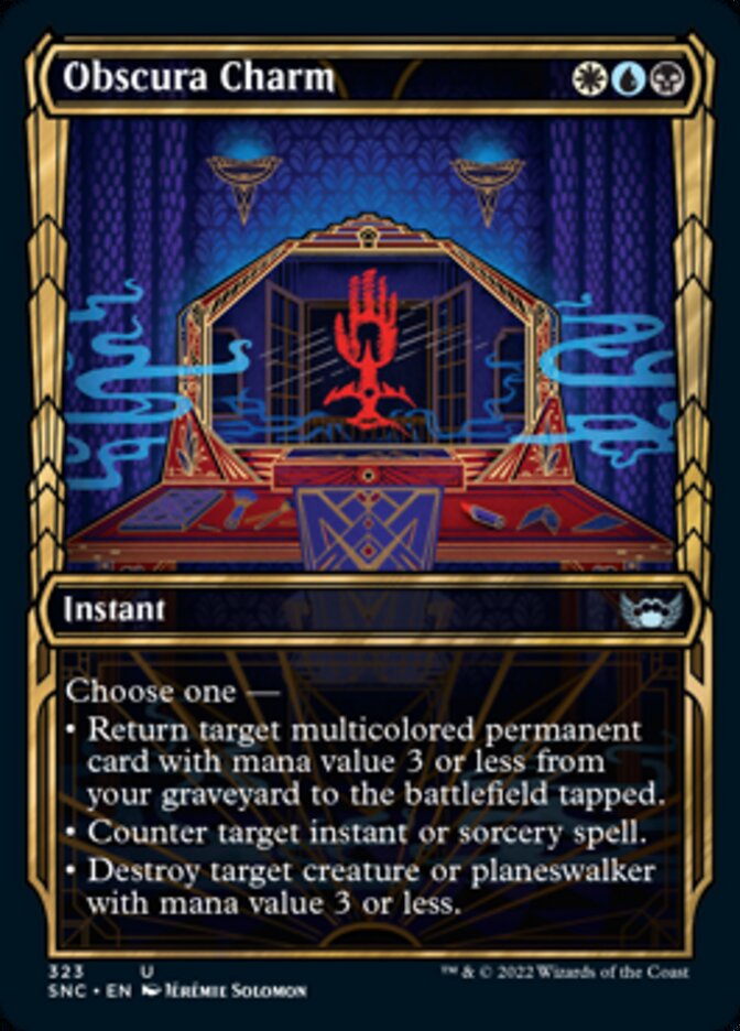 Obscura Charm (Showcase Golden Age) [Streets of New Capenna] | Good Games Morley