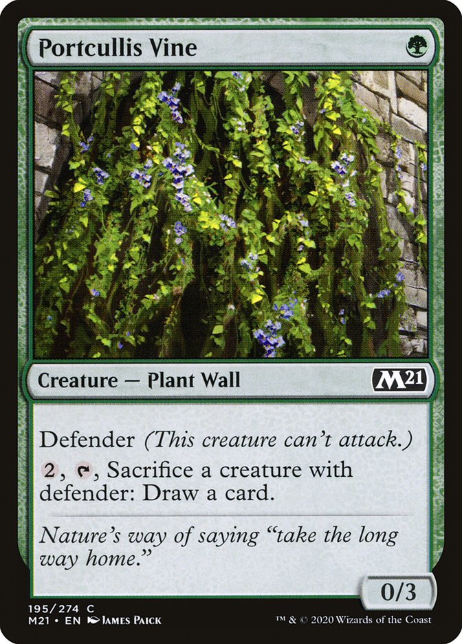 Portcullis Vine [Core Set 2021] | Good Games Morley