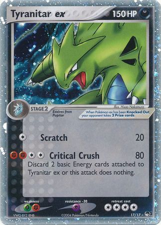 Tyranitar ex (17/17) (Holo) [POP Series 1] | Good Games Morley