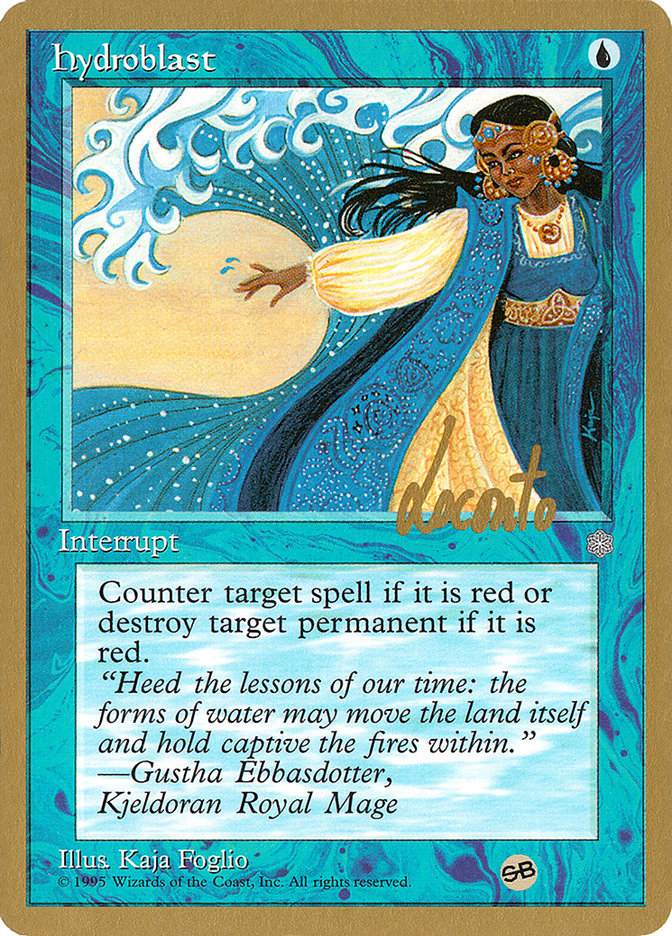 Hydroblast (Michael Loconto) (SB) [Pro Tour Collector Set] | Good Games Morley