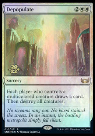 Depopulate [Streets of New Capenna Prerelease Promos] | Good Games Morley