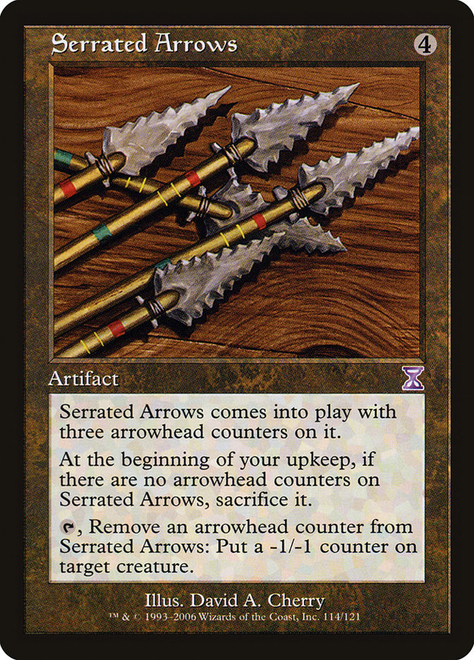 Serrated Arrows [Time Spiral Timeshifted] | Good Games Morley