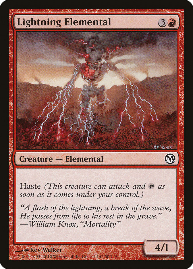 Lightning Elemental [Duels of the Planeswalkers] | Good Games Morley