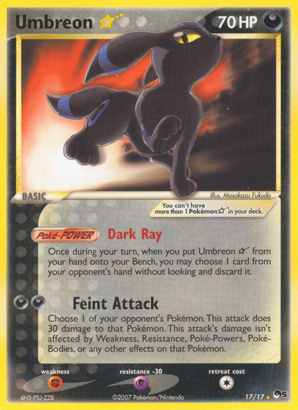 Umbreon Star (17/17) [POP Series 5] | Good Games Morley