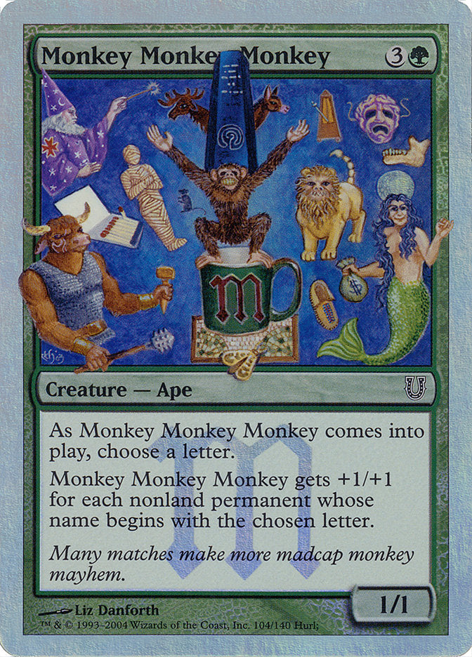 Monkey Monkey Monkey (Alternate Foil) [Unhinged] | Good Games Morley