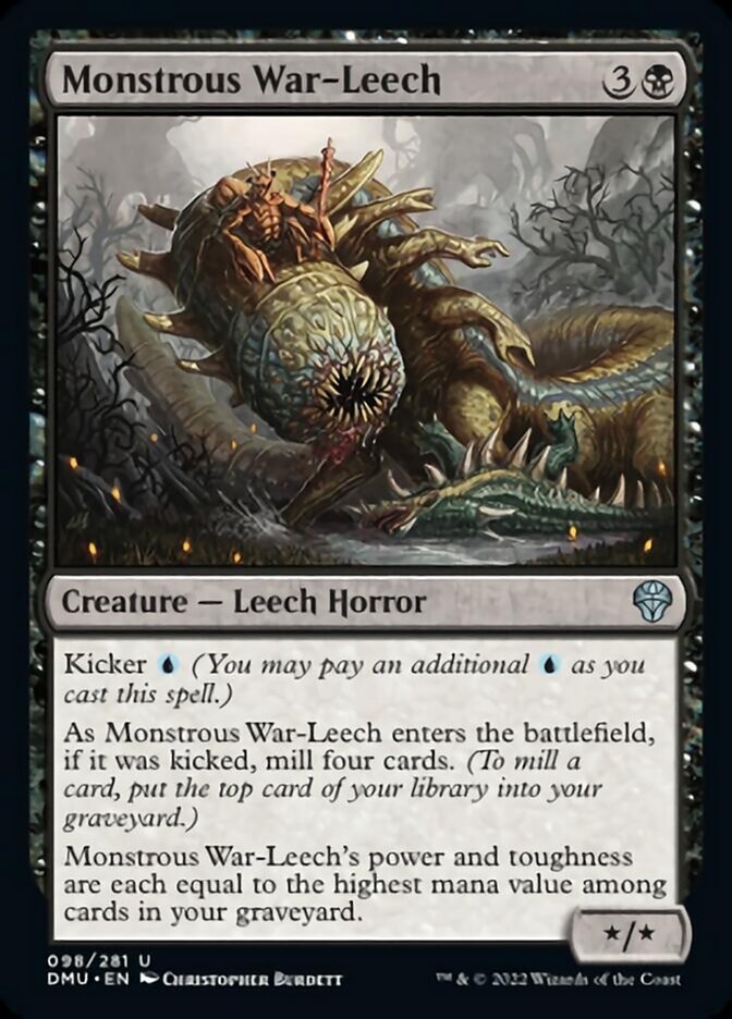 Monstrous War-Leech [Dominaria United] | Good Games Morley