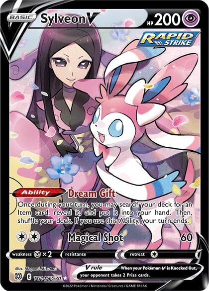 Sylveon V (TG14/TG30) [Sword & Shield: Brilliant Stars] | Good Games Morley