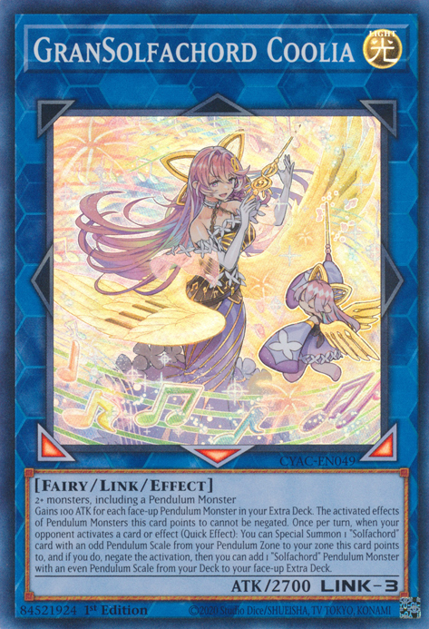 GranSolfachord Coolia [CYAC-EN049] Super Rare | Good Games Morley
