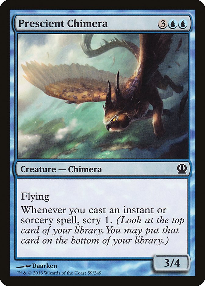 Prescient Chimera [Theros] | Good Games Morley