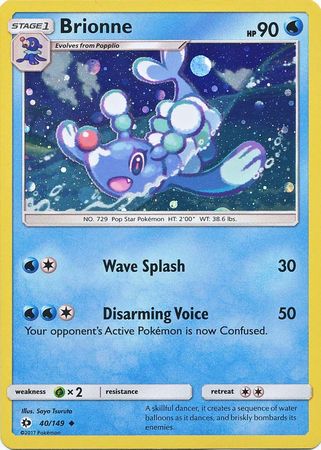 Brionne (40/149) (Cosmos Holo) [Sun & Moon: Base Set] | Good Games Morley