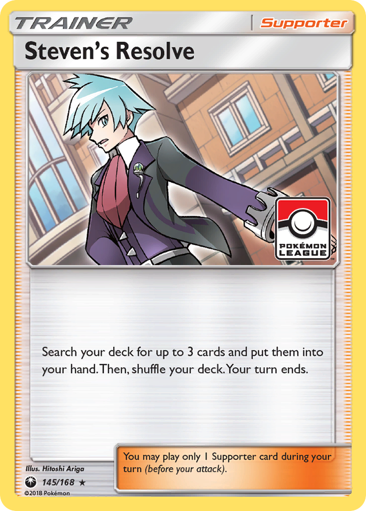 Steven's Resolve (145/168) [Sun & Moon: Celestial Storm] | Good Games Morley