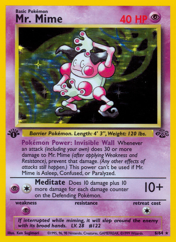 Mr. Mime (6/64) [Jungle 1st Edition] | Good Games Morley