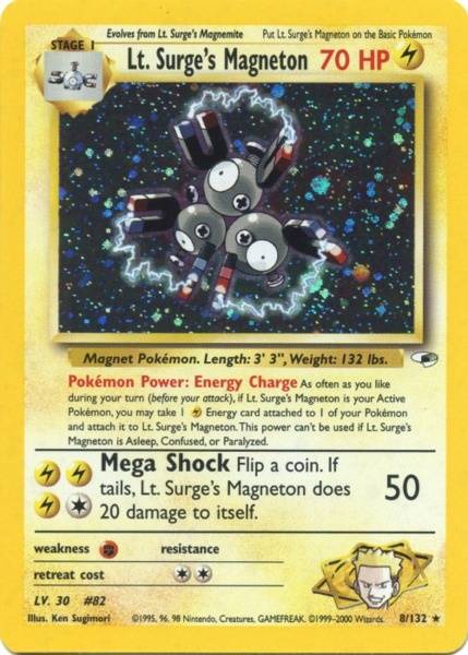 Lt. Surge's Magneton (8/132) [Gym Heroes Unlimited] | Good Games Morley