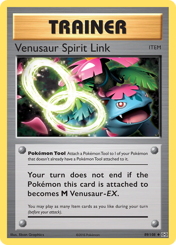 Venusaur Spirit Link (89/108) [XY: Evolutions] | Good Games Morley