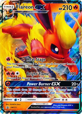Flareon GX (SM171) (Jumbo Card) [Sun & Moon: Black Star Promos] | Good Games Morley
