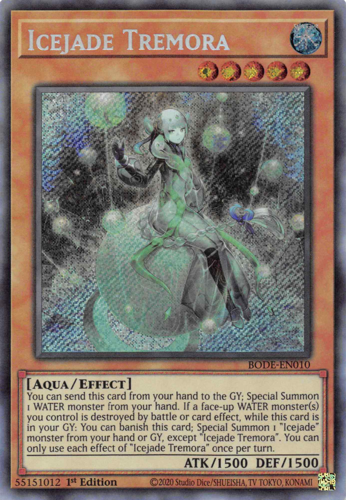 Icejade Tremora [BODE-EN010] Secret Rare | Good Games Morley