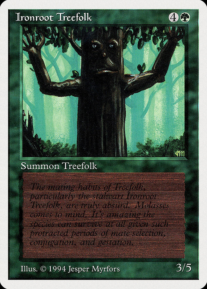 Ironroot Treefolk [Summer Magic / Edgar] | Good Games Morley