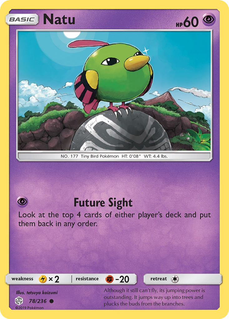 Natu (78/236) [Sun & Moon: Cosmic Eclipse] | Good Games Morley
