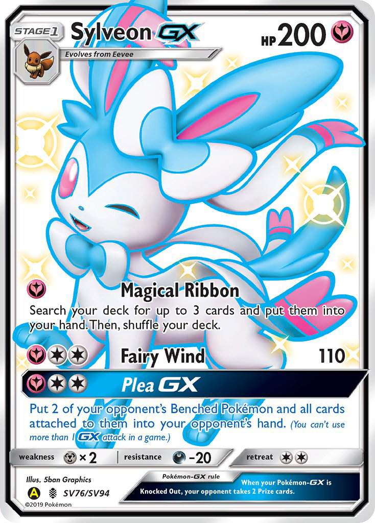 Sylveon GX (SV76/SV94) [Sun & Moon: Hidden Fates - Shiny Vault] | Good Games Morley