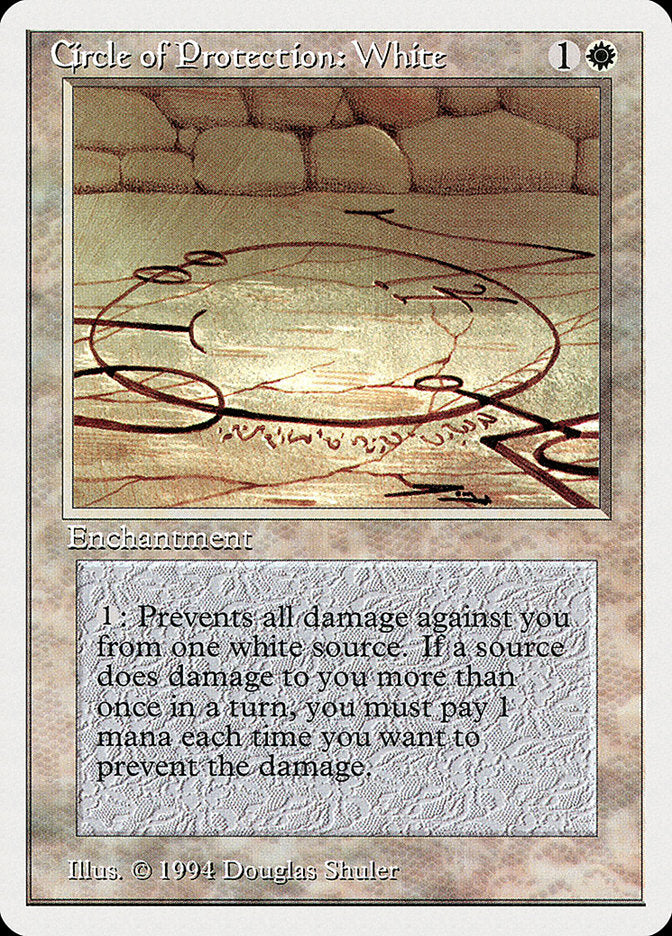 Circle of Protection: White [Summer Magic / Edgar] | Good Games Morley
