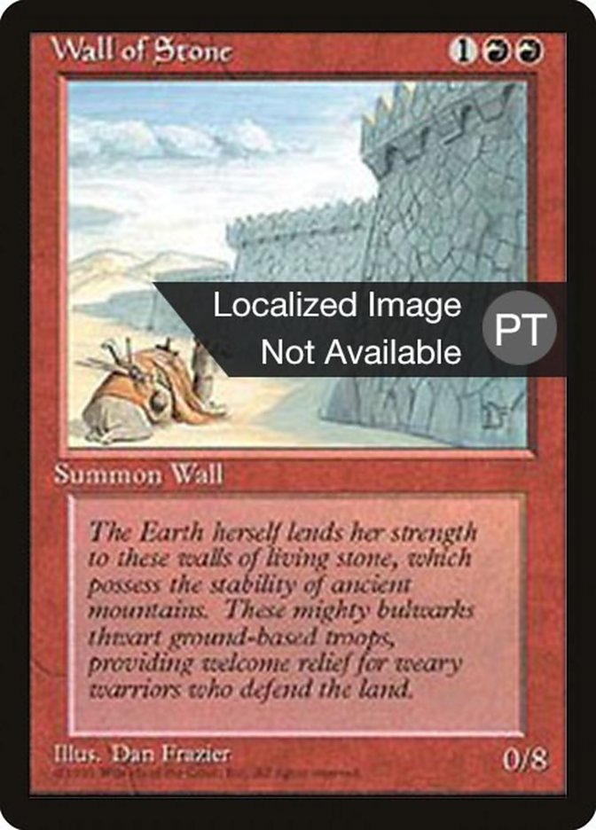 Wall of Stone [Fourth Edition (Foreign Black Border)] | Good Games Morley
