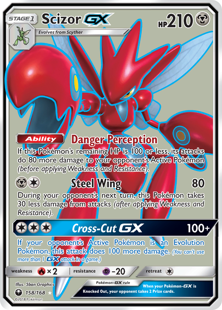 Scizor GX (158/168) [Sun & Moon: Celestial Storm] | Good Games Morley