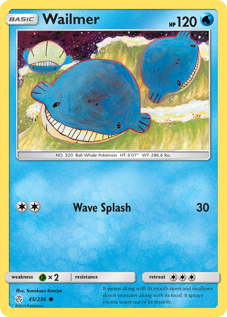 Wailmer (45/236) [Sun & Moon: Cosmic Eclipse] | Good Games Morley